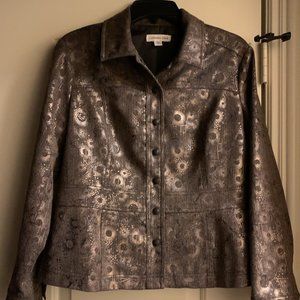Very nice brown/tan jacket with shiny highlights
